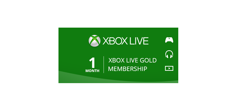 Xbox Live Gold: 1 Month Membership