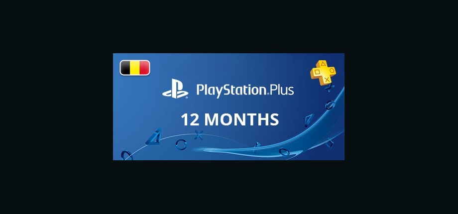 Playstation Network Plus: 12 Months Subscription - Belgium