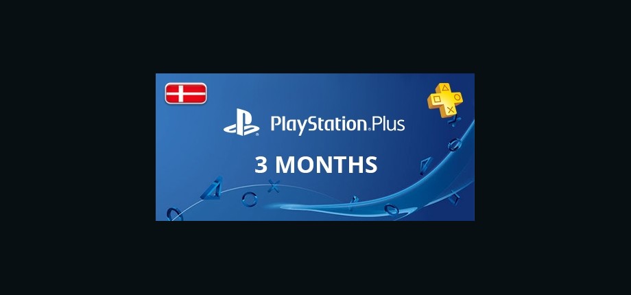 Playstation Network Plus: 3 Months Subscription - Denmark
