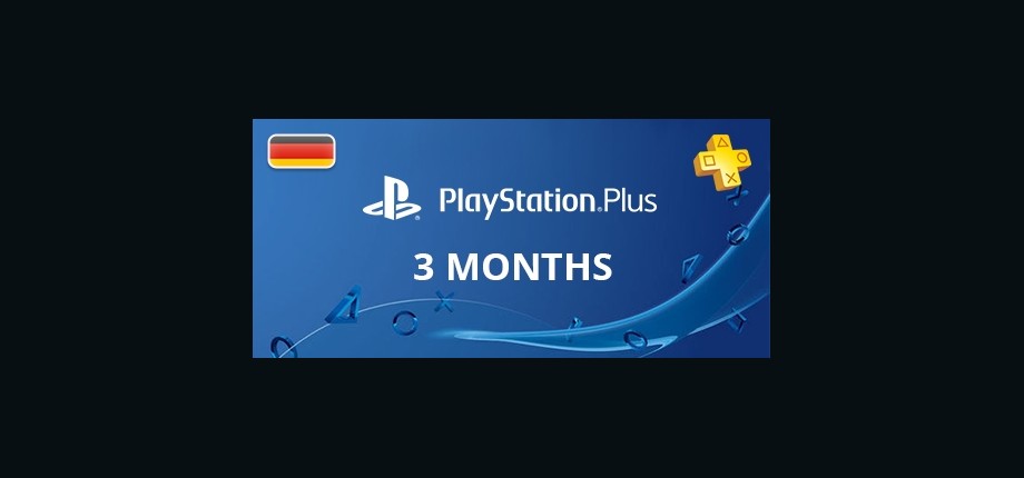 Playstation Network Plus: 3 Months Subscription - Germany