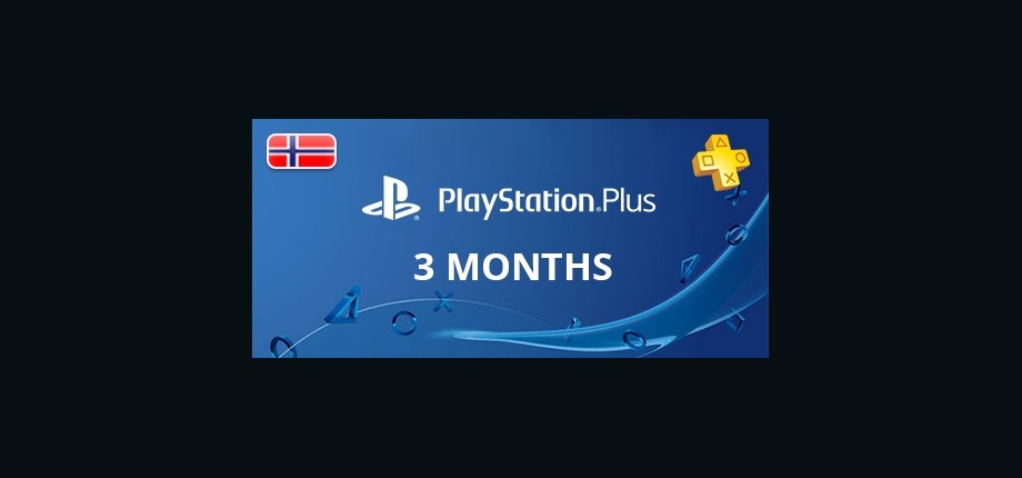 Playstation Network Plus: 3 Months Subscription - Norway