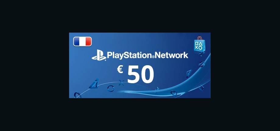 Playstation Network: 50 EUR Prepaid Card - France