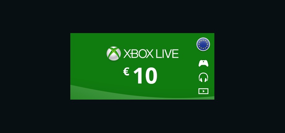 Xbox Live: 10 EUR Prepaid Card - Europe